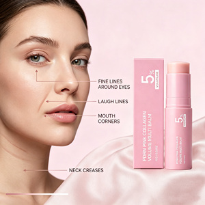 Balsamo Labbra <span class=keywords><strong>Volumizzante</strong></span> al Collagene Rosa PDRN Private Label 5% Volufiline Anti-Età Rassodante Idratante Stick Balsamo Viso OEM - Product Image 6