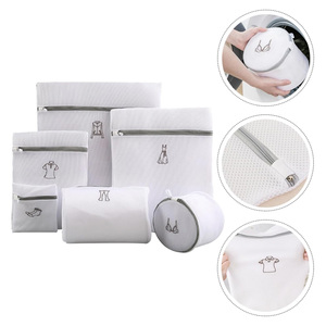 Bolsa de lavandería de malla para uso doméstico, bolsa de cuidado de ropa para <span class=keywords><strong>lavadora</strong></span>, bolsa de cuidado de ropa de malla antideformación Extra grande - Product Image 3