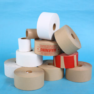 Fabricant JL3 Vente en gros de ruban adhésif écologique kraft activé par l'eau rouleau Jumbo marron avec logo ruban de papier kraft gommé réinfocé - Product Image 1