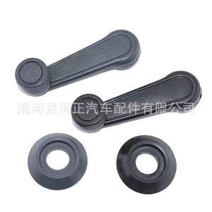 Manivela para ventana de coche HL25, plástico negro, para reemplazo, reparación, uso general - Product Image 1