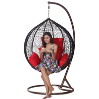 Adulte salon nid d'oiseau en forme d'oeuf balançoire balcon pas cher suspendu oiseau nid chaise