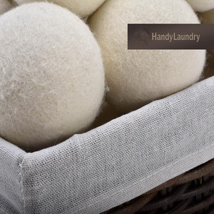 Personnalisé 100% sans produits chimiques Nouvelle-Zélande Natursolidol Boules de séchage Machine à laver Fasheepskinener Blanchisserie Raccourcir le temps de séchage XL - Product Image 2