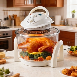 7L Multifunctional Air Fryer Visible <strong>Cooker</strong> Convection <strong>Halogen</strong> Oven with Free Accessories - Product Image 1