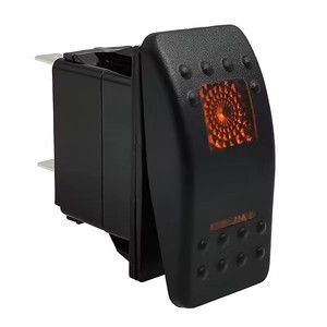 Interrupteur à bascule momentané 12V 20A pour voiture et bateau, 5 broches SPST (ON) OFF, bouton simple, éclairé par LED, pour Arb Carling 4x4, remplacement étanche - Product Image 3