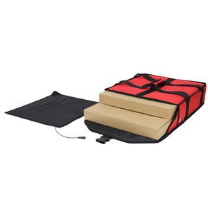 Scatola Termica Elettrica 12V per Consegna Cibo, Borsa Termica in Poliestere da 18 Pollici per Pizza - Product Image 4