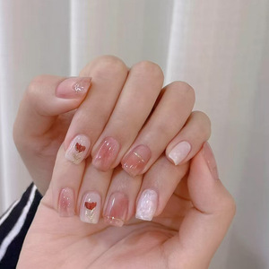 <span class=keywords><strong>Faux</strong></span> <span class=keywords><strong>ongles</strong></span> en ABS à presser, 24 pièces, forme amande, pour les doigts, réutilisables, pointes en <span class=keywords><strong>gel</strong></span>, design d'art des <span class=keywords><strong>ongles</strong></span>, kits de manucure, vente en gros - Product Image 4