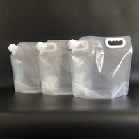 Pochette en plastique debout personnalisée de 1000 ml de qualité alimentaire pour détergent à lessive liquide avec bec verseur
