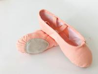 Chaussures de danse ballet souples sans lacets E5022 au design élégant pour fillettes