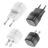 Nouvelles Arrivages Produit PD20W QC3.0 OEM Téléphone Mobile Mural Type C Chargeur Rapide Adaptateur Mini 20W PD Chargeur pour iPhone Samsung Huawei