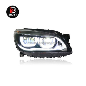 Phares LED pour Série 7 F01 F02 2009 <span class=keywords><strong>2010</strong></span> 2011 2012 2013 2014 2015, feux de jour avant modifiés, phare avant entièrement LED - Product Image 4