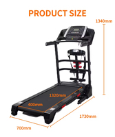Tapis de course motorisé compact et pliable pour la maison avec clé de sécurité, écran LCD, équipement de gym intérieur pour la maison