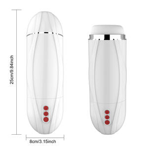 Masturbateur Masculin Amélioré 2024 avec Base à Forte Aspiration, Stimulateur vibrant automatique, Jouets Sexuels pour Hommes, Livraison Gratuite - Product Image 2