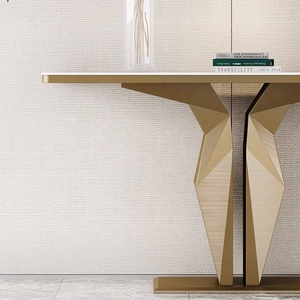 Mesas de consola estrechas de lujo modernas, muebles de <span class=keywords><strong>sala</strong></span> de estar, muestras de mesas de entrada doradas, <span class=keywords><strong>consolas</strong></span> - Product Image 3