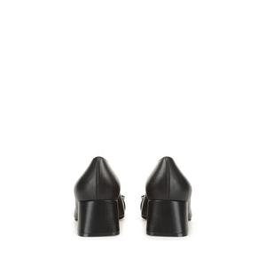 Plus Size Elegant Crystal Black <strong>Court</strong> <strong>Heels</strong> Women Pumps <strong>Block</strong> Low <strong>Heel</strong> <strong>Shoes</strong> for Ladies Party - Product Image 4