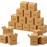 Cajas de Envío de Cartón Corrugado Kraft de Tamaño Personalizado, Cajas de Cartón Corrugado Marrón para Envíos y Mudanzas, Cajas de Cartón Corrugado para Embalaje