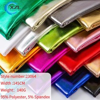 Tela de Lentejuelas de Cuatro Lados de Color Sólido, Transpirable, de Alta Elasticidad, 95% Poliéster, 5% Elastano, con Efecto Bronceado, para Coser Disfraces de Escenario