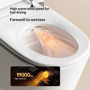 โถสุขภัณฑ์อัจฉริยะแบบแขวนผนัง สไตล์โมเดิร์น พร้อมระบบชำระล้างอัตโนมัติ - Product Image 5