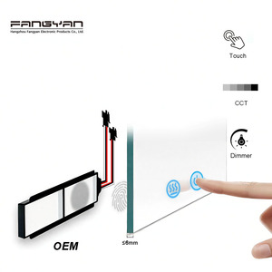 Chia Đôi Nút DC12V 60W 5A gương cảm ứng cảm biến <span class=keywords><strong>Dimmer</strong></span> cảm ứng chuyển đổi kết nối các defogging Pad và một màu LED ánh sáng - Product Image 2