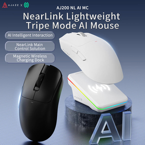 <span class=keywords><strong>Souris</strong></span> de jeu sans fil Ajazz AJ200P NL AI, <span class=keywords><strong>souris</strong></span> à faible latence NearLink, trois modes, charge magnétique, légère, 63 g, pour l'e-sport - Product Image 2