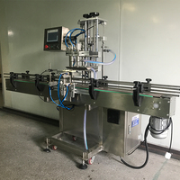 Machine de remplissage à piston servo à double tête adaptée aux liquides visqueux en cosmétique