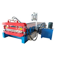 Machine de formage de tôles de toiture entièrement automatique à commande PLC, découpe hydraulique haute vitesse, certifiée CE