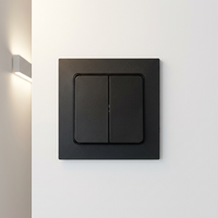 Interruptor de Pared de 3 Botones Estándar Europeo, Enchufe Eléctrico de 10A con Botón Pulsador