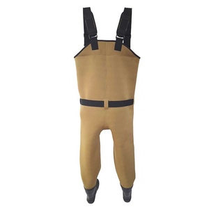 Wasserdichte Fisherman Fishing Wading Pants Angel waders Anzug Fly Fishing Waders mit Neopren stiefeln - Product Image 5