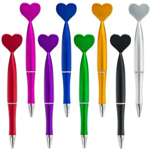 Hot Selling Custom Logo Love Ballpoint Wholesale Plastic Promotional Advertising <b>Pen</b> for <b>Wedding</b> Guests - Product Image 1