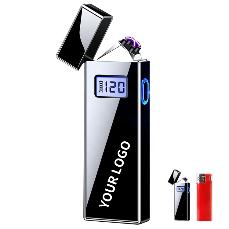 Custom Lighter Cigarette Wholesale Arc USB Electronic Rechargeable Flameless Cigarette Lighter