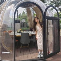 Kits PC étanches pour le glamping extérieur de la maison complète Maison Eco Dome Hôtel Parc Chine Commerce Grand Prix Préfabriqué