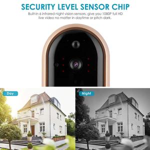 Wire Free Wireless Jingle Bell Waterproof Chime Kits Bell on Door Wifi Video Doorbell Camera - Product Image 2