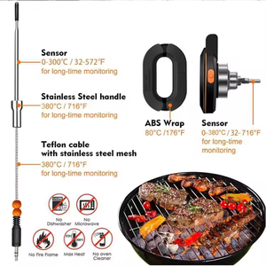 Nhà máy cung cấp thịt Nhiệt kế bluetooth không dây BBQ Nhiệt kế kỹ thuật số trong nhà bếp Y - Product Image 4