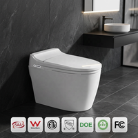 WC intelligent certifié SAA WaterMark, bidet monobloc, siège chauffant, sécheur à air chaud, massage, lavage, écran LED, télécommande
