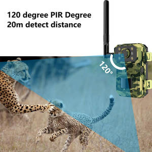 กล้องติดตามเซลลูลาร์ติดกลางแจ้ง2.7K Wi-Fi 4G LTE, กล้องกลางแจ้งสัตว์ป่าระยะไกล10x เลนส์ซูมออปติคอล120Â ล่าสัตว์ ° - Product Image 3