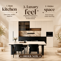 Buffet Modulaire Personnalisé avec Unité Murale Intégrée et Dosseret Effet Pierre pour Rangement Domestique Moderne