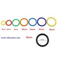 Clips de reliure en plastique colorés en gros |   Anneaux de reliure de 15/30/40/50 mm pour la papeterie de bureau et le scrapbooking DIY