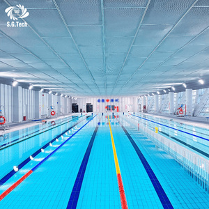 Corde de piscine portable <span class=keywords><strong>en</strong></span> plastique ABS Water Crown pour compétition, équipement de voie de nage pour piscine 25m 50m - Product Image 1
