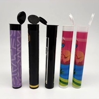 Tube en plastique pour cigarettes à rouler, anti-enfants, en gros, 73mm 80mm 90mm 116mm