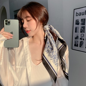 أزياء طبقة سميكة بيزلي مخصص الحرير الكاريبي الأعلام العرقية باندانا - Product Image 4