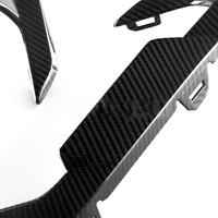 Material de primera calidad, tapa 3K estilo SQ, fibra de carbono seca, juego de difusor trasero de 3 piezas para BMW X5M F95 LCI 2020+