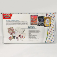 Boîte de rangement moderne haut de gamme Elite pour cartes de collection, étui de protection en acrylique étanche avec fermeture personnalisée ETB
