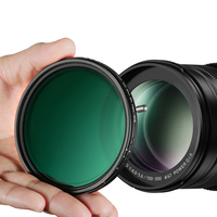 Filtre d'objectif d'appareil photo personnalisé VND CPL 2-en-1 ND2-ND32 en verre optique multicouche pour DSLR 67mm 77mm 82mm 86mm