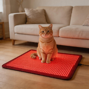 Manteau de thérapie par lumière rouge pour <span class=keywords><strong>chien</strong></span>, portable, avec dispositif de minuterie intégré, batterie intégrée et télécommande pour le <span class=keywords><strong>traitement</strong></span> médical des chats et des chiens - Product Image 1