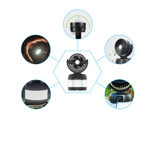 Cắm Trại Sản Phẩm <span class=keywords><strong>2025</strong></span> Có Thể Sạc Lại Đứng <span class=keywords><strong>Fan</strong></span> Với Móc Áo <span class=keywords><strong>LED</strong></span> Ánh Sáng Xách Tay Mini <span class=keywords><strong>Fan</strong></span> Với Sạc Khẩn Cấp - Product Image 6