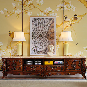 ชนบททีวี Entertainment Center จอแสดงผลตู้ชุดห้องนั่งเล่นเฟอร์นิเจอร์ - Product Image 1