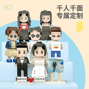 Tùy Chỉnh <span class=keywords><strong>3D</strong></span> Mini-Con Số Xây Dựng Khối Bộ Quà Tặng Cảm Xúc Cho Bạn Bè Monbix Hành Động Gạch Con Số Thiết Kế Đồ Chơi - Product Image 2