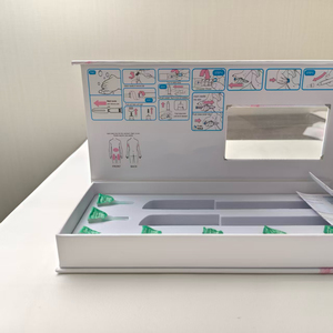 Caja Rígida con Revestimiento de Cartón, Impresión UV, Empaque para Bolígrafos de Cuidado de la Piel, Venta al por Mayor, Estuche para 2 Bolígrafos de Péptidos con Juego de Agujas - Product Image 2