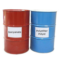 Mousse PU de polyuréthane haute densité, renforcée, résistante au feu, liquide noir, Flexible