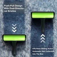 Rouleau anti-poils pour animaux de compagnie PAIPET, logo personnalisé, écologique, auto-nettoyant, réutilisable, pour enlever les poils de chiens et de chats des tapis