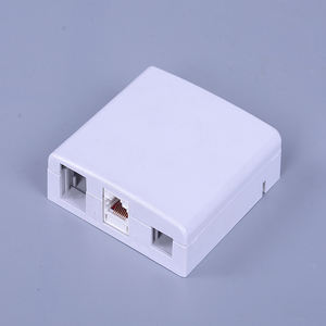FIBERVISION X3-EFE FTTH 86 Type FOB Fiber Outlet Box Hybrid Access Terminal Box 1SC 2 <span class=keywords><strong>RJ45</strong></span> Fiber Optic Faceplate Wall Socket - Product Image 5